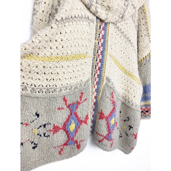 Free People Road‎ Less Traveled Hooded Cardigan Sweater - Size S - Picture 8 of 12
